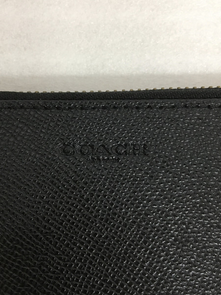 COACH ラウンドウォレット 長財布 25607 ブラック