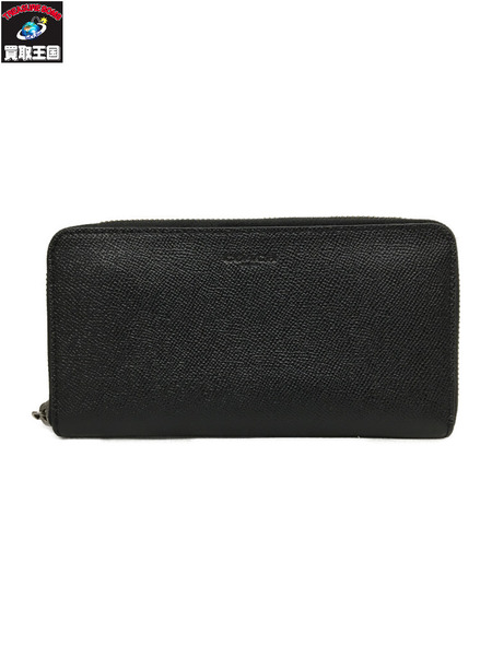 COACH ラウンドウォレット 長財布 25607 ブラック