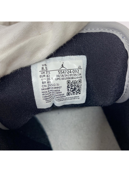 NIKE スニーカー AIR JORDAN 1 MID LT SMOKE GREY