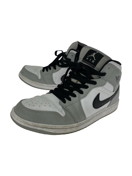 NIKE スニーカー AIR JORDAN 1 MID LT SMOKE GREY