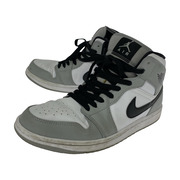 NIKE スニーカー AIR JORDAN 1 MID LT SMOKE GREY