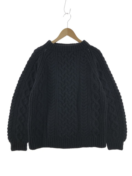 GALERIE VIE　Fisherman knit　S　ブラック[値下]