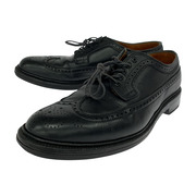 ALDEN/J.CREW/97690/アルパニングレインカーフ/8.5/黒/ウイングチップ