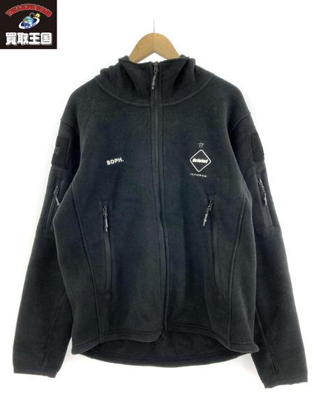 F.C.R.B. フリースジップパーカー BLK POLARTECFLEECE M[値下]