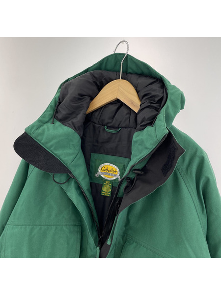 90s~ cabela's 中綿フィッシングジャケット M グリーン