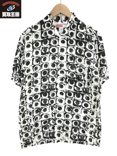 Supreme×COMME des GARCONS SHIRT 17SS Eyes Rayon Shirt（M）[値下 ...