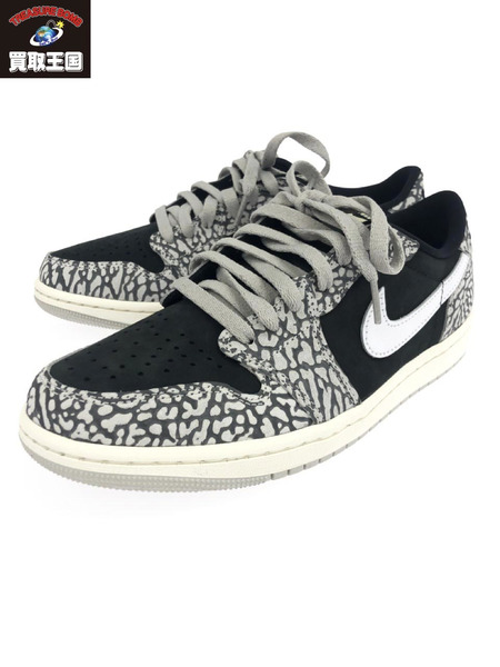 NIKE AIR JORDAN 1 RETRO LOW OG Black Cement 26.0cm ｜商品番号