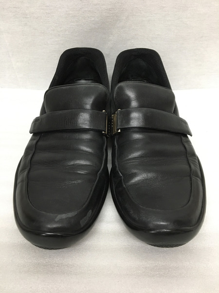 PRADA SPORT P0327 レザードライビングシューズ 黒 サイズ7