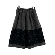 COMME des GARCONS ヒザ丈スカート レース切替イージースカート