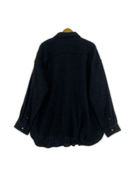 長袖シャツ Toironier Lame Tweed Shirt F