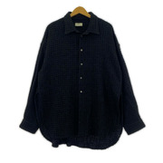 長袖シャツ Toironier Lame Tweed Shirt F