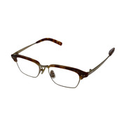恒眸作 金子眼鏡職人シリーズ T252 サーモントフレーム DEMI 木箱、ケース付属