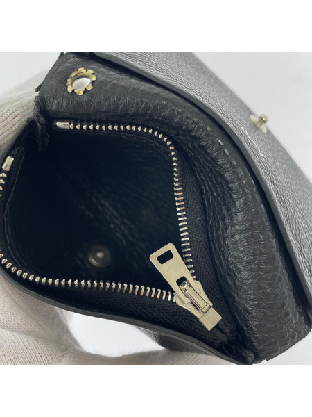 Aeta MINI WALLET レザー カード×コインケース 黒 97-10-32-10007-K