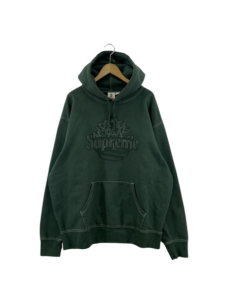 Supreme×Timberland Hooded Sweatshirt (XL) グリーン