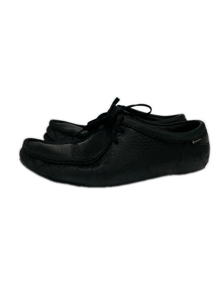 Clarks シューズ Wallabee GORETEX レザー 黒 (25.5)