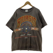 90s STURGIS MOTORCYCLE S/S Tee sizeL