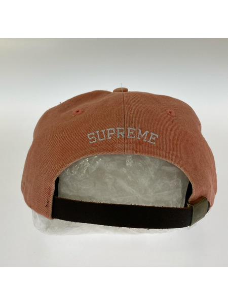 Supreme キャップ Sロゴ ピンク