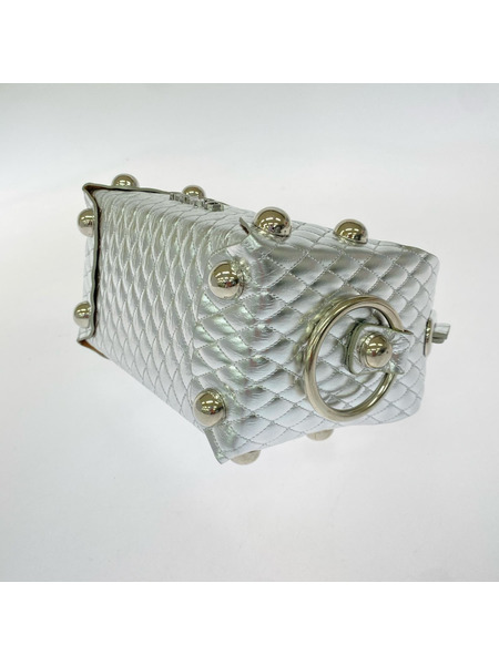 MASU ケーキバッグ LEATHER CAKE BAG SILVER