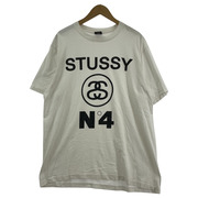 STUSSY/S/Sカットソー/L/白