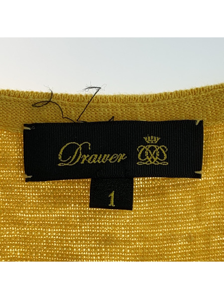 Drawer リネン フレアスリーブ プルオーバー　イエロー