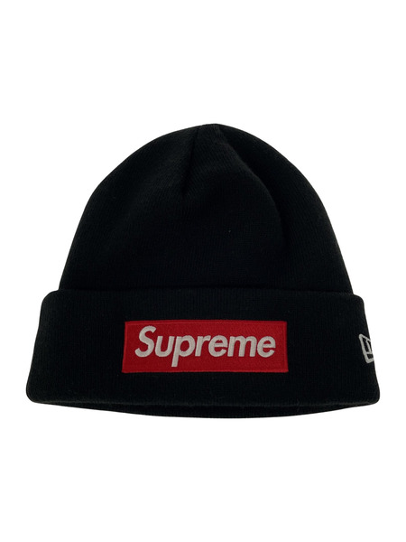 Supreme×NEW ERA Box Logo Beanie BLK