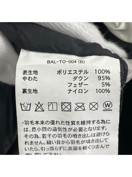 BAL ダウンジャケット TAION STAND COLLAR DOWN JACKET