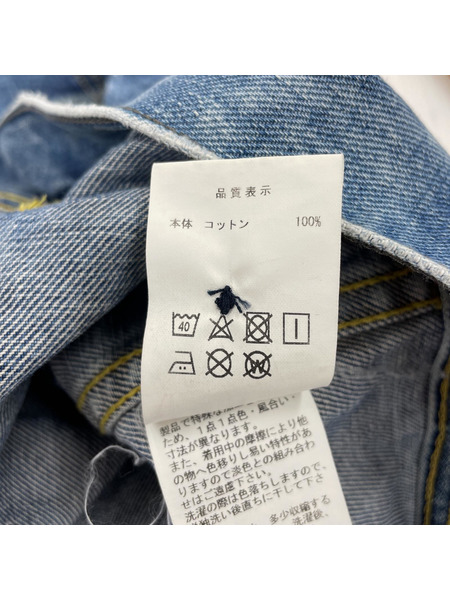 DESCENDANT 21SS BRONC DENIM JACKET 2 水色 211WVDS-JKM02