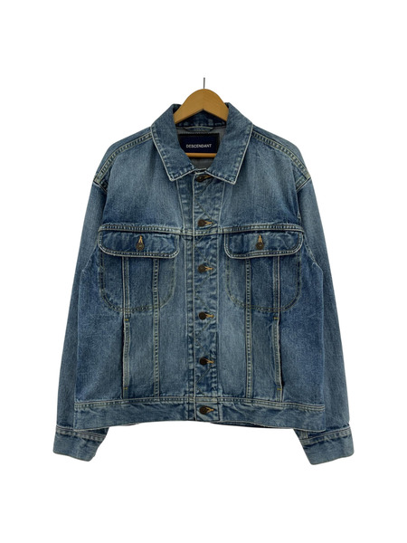 DESCENDANT 21SS BRONC DENIM JACKET 2 水色 211WVDS-JKM02