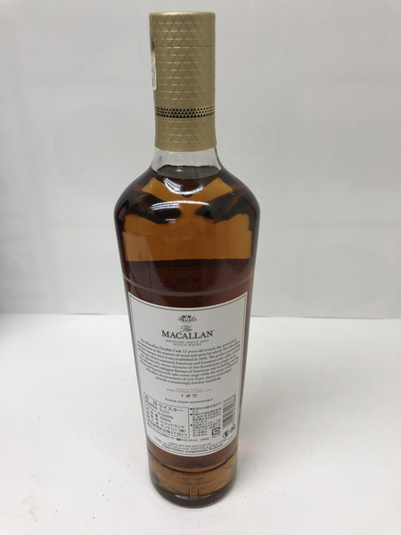 ウイスキー MACALLAN　12年　700/40