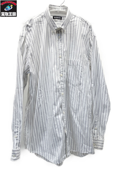BALENCIAGA 18SS Back Logo Print Shirt バックロゴシャツ 39
