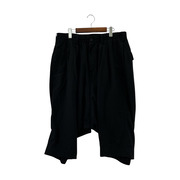 Yohji Yamamoto POUR HOMME W GABARDINE SAROUEL PANTS 3 ブラック