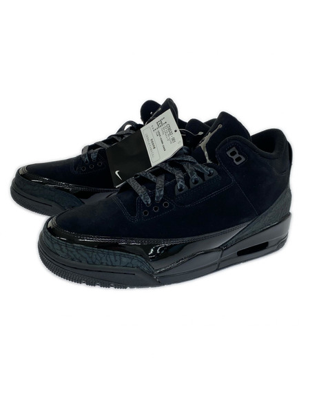 NIKE スニーカー AIR JORDAN 3 RETRO Black Cat (26.5cm) CT8532-001