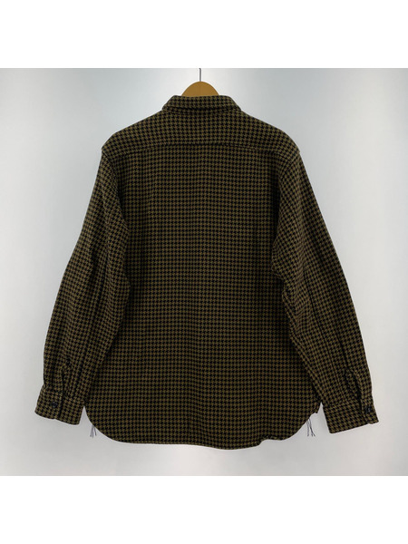 REAL McCOY'S HOUNDSTOOTH FLANNEL SHIRT (15)