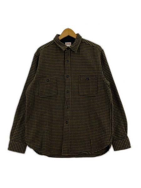 REAL McCOY'S HOUNDSTOOTH FLANNEL SHIRT (15)