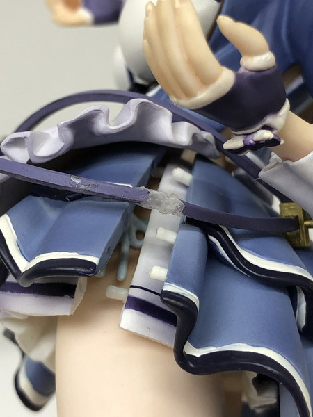 クイーンズブレイド グリムワールP-1 不思議の国の闇使いアリシア 1/8※補修跡あり