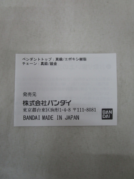 仮面ライダーオーズ　アンクの割れたメダルペンダント