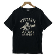 HYSTERIC GLAMOUR　S/SガールプリントTee 黒　M