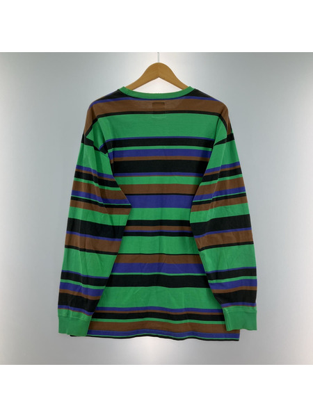 REVOLVER 02AW マルチボーダーL/Sカットソー XL