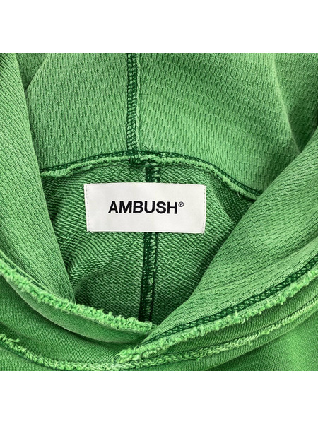 AMBUSH ステッチロゴ POパーカー 2 グリーン
