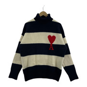AMI paris ニット・セーター 21aw ボーダーニット sizeL