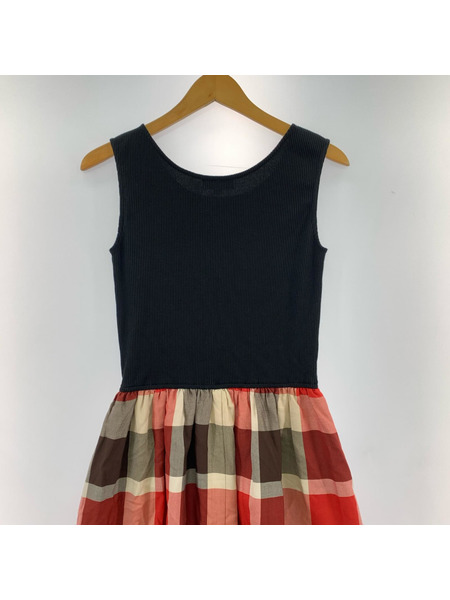 BLUE LABEL CRESTBRIDGE ノースリーブワンピース ワンピース/38/55J75-366-09