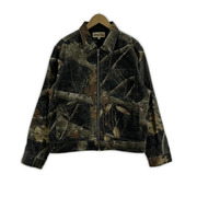STUSSY 23AW ZIP WORK JACKET REALTREE EDGE S 115683P