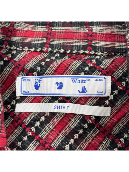 OFF-WHITE 長袖シャツ Flannel Check Shirt (L)