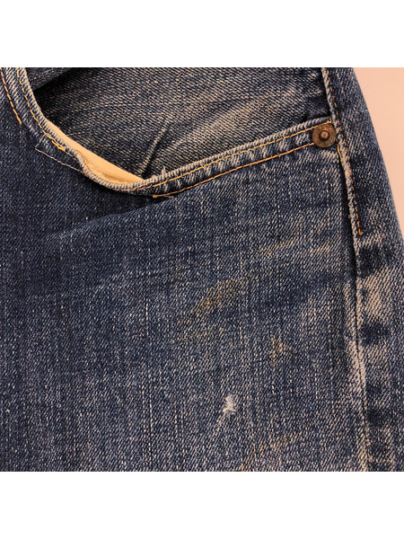 60s/Levi's/501/BIG E/ボタン裏6刻印/カットオフデニムパンツ