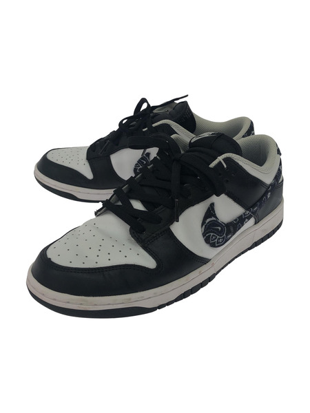 NIKE WMNS DUNK LOW ESS Black Paisley 28cm