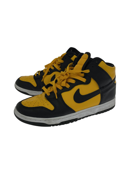 NIKE DUNK HIGH UNIVERSITY GOLD AND BLACK (27.5)