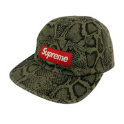 Supreme キャップ Washed Chino Twill Camp Cap Snake