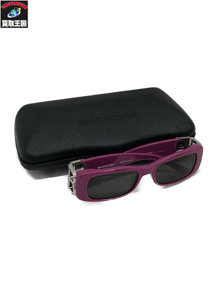 小物 ダイナスティレクタングル サングラス ピンク