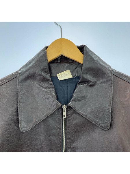 Ann DEMEULEMEESTER レザージャケット 99AW Leather Jacket BRW