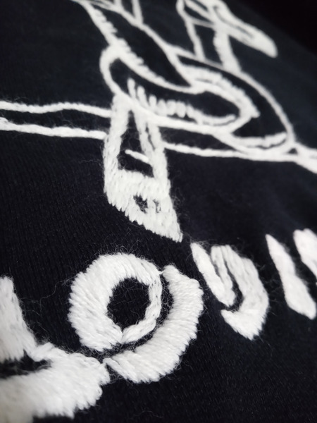 LOUIS VUITTON 23AW エンブロイダード コットン スウェット BLK